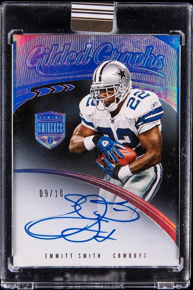 2021 Panini Eminence Emmitt Smith Gilded Graphs #GG-ES card image