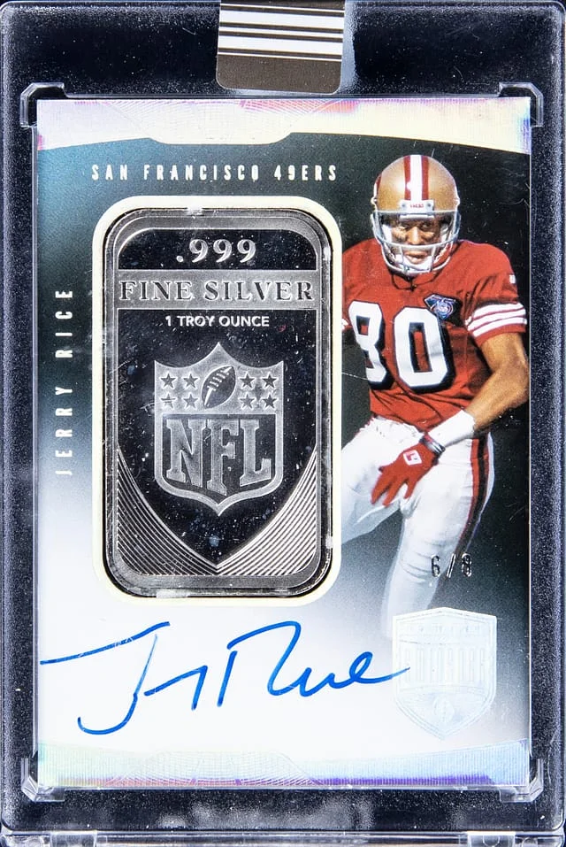 2021 Panini Eminence Jerry Rice NFL Shield Autograph #NFL-JR card image