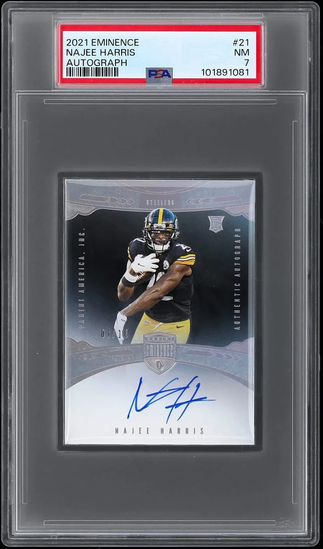 2021 Panini Eminence Najee Harris Autograph #21 card image