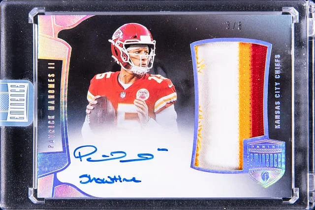 2021 Panini Eminence Patrick Mahomes II Jumbo Patch Autographs #JPA-PM card image