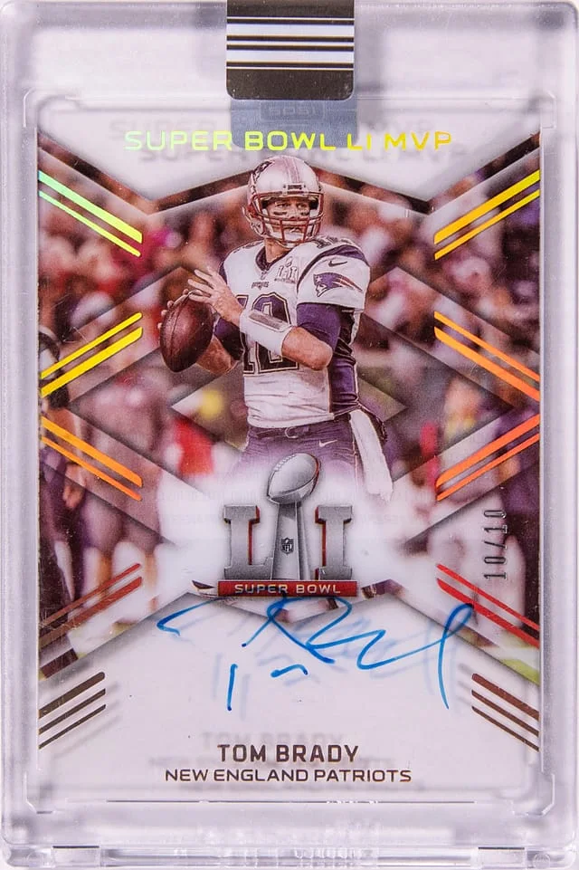 2021 Panini Eminence Tom Brady Super Bowl MVP Signatures #SBLI card image