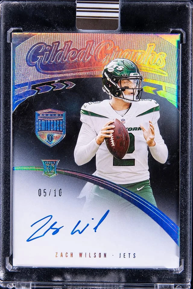 2021 Panini Eminence Zach Wilson Gilded Graphs #GG-ZW card image