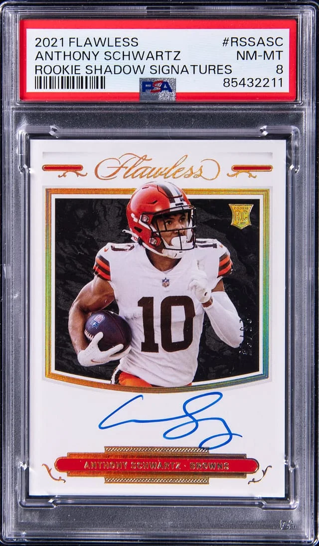 2021 Panini Flawless Anthony Schwartz Shadow Signatures #RSSASC card image