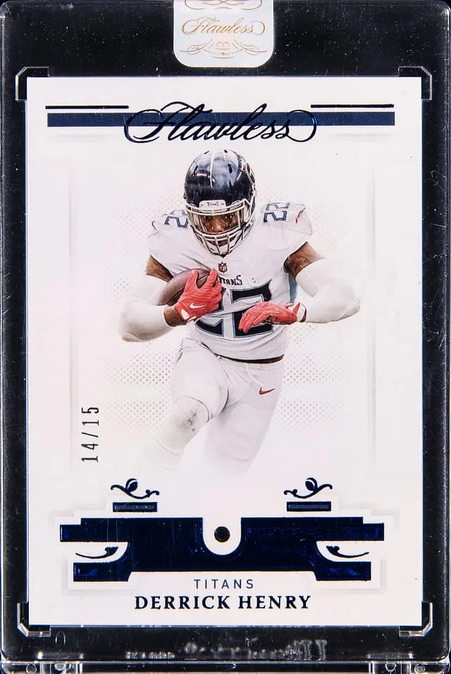 2021 Panini Flawless Derrick Henry Sapphire #27 card image