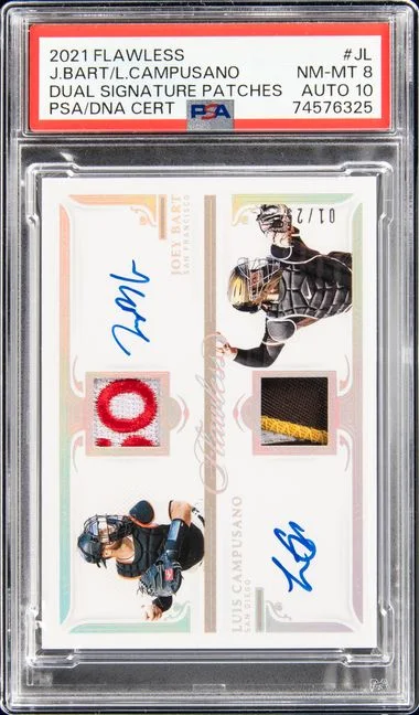 2021 Panini Flawless Dual #no-number card image
