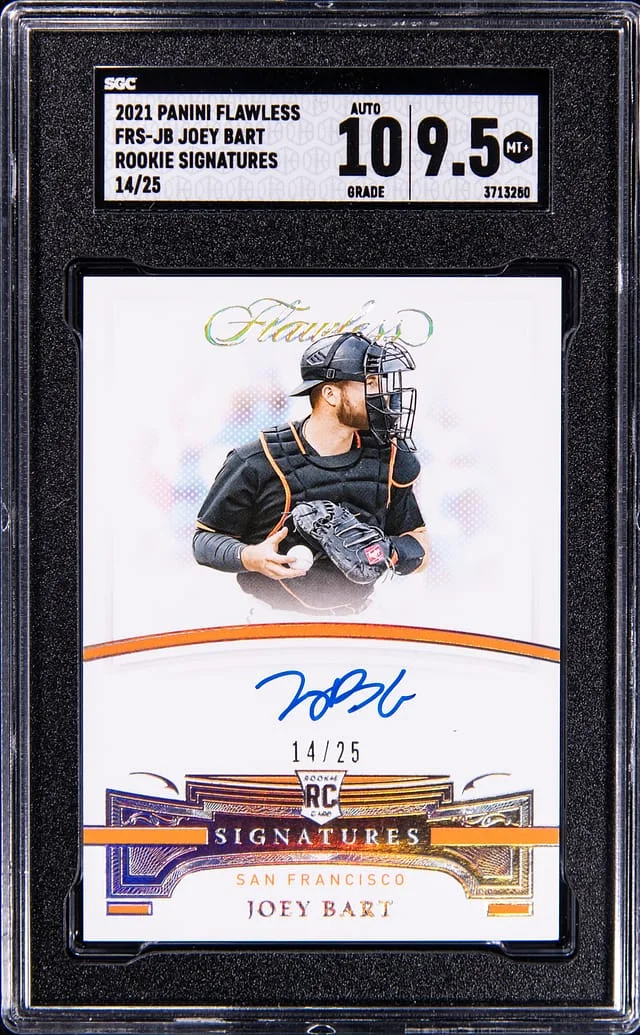 2021 Panini Flawless Joey Bart Signatures #FRS-JB card image