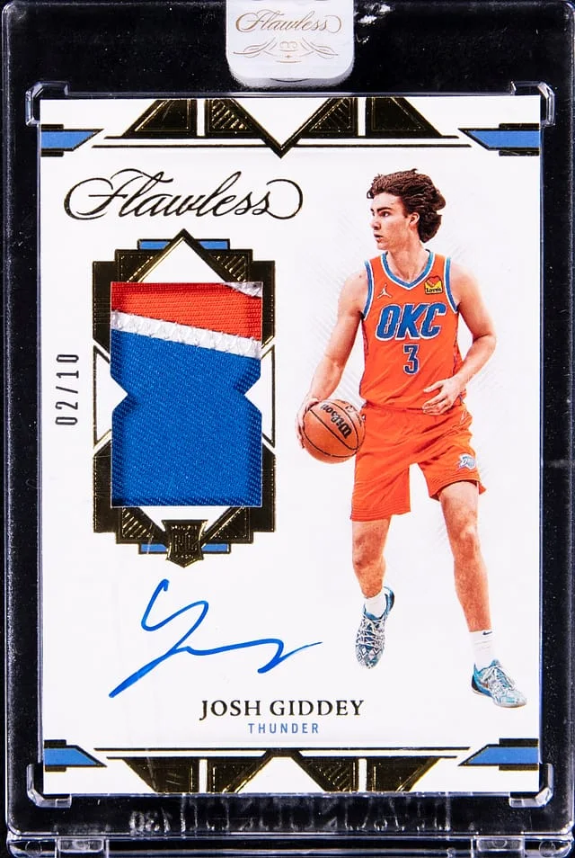 2021 Panini Flawless Josh Giddey Signature Prime Materials #SPM-JGD card image