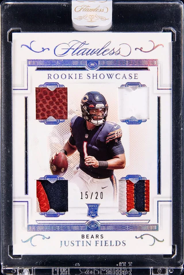 2021 Panini Flawless Justin Fields Showcase #RS8 card image
