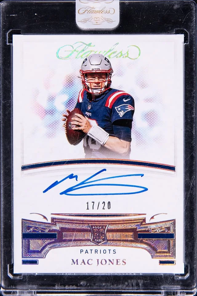 2021 Panini Flawless Mac Jones Signatures #FRS-MJO card image