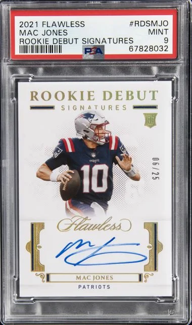 2021 Panini Flawless Mac Jones Debut Signatures #RDSMJO card image