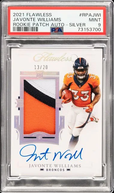 2021 Panini Flawless Patch #no-number card image