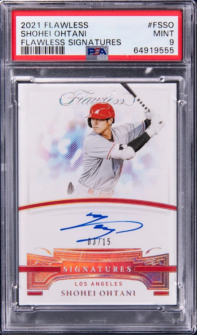 2021 Panini Flawless Shohei Ohtani Signatures #FS-SO card image