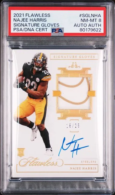 2021 Panini Flawless Signature Gloves Sglnha Najee Harris #no-number card image