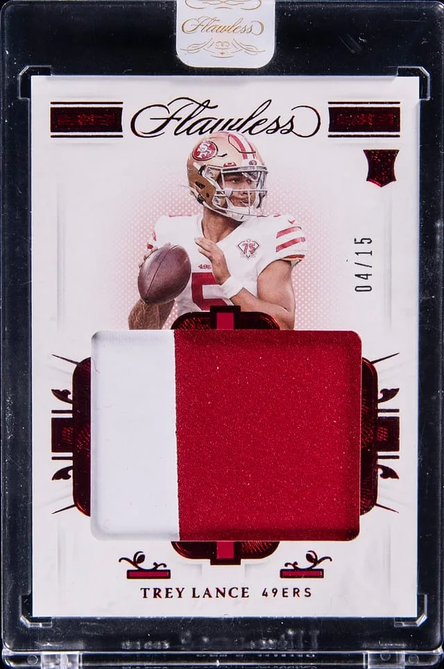 2021 Panini Flawless Trey Lance Patches #RP3 card image