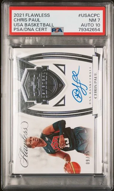 2021 Panini Flawless USA Basketball Usacpc Chris Paul #no-number card image
