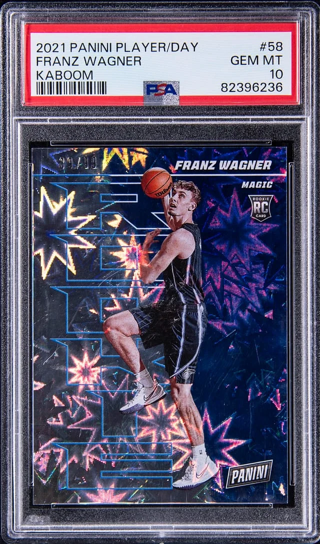 2021 Panini Franz Wagner Player of the Day Kaboom #58 card image