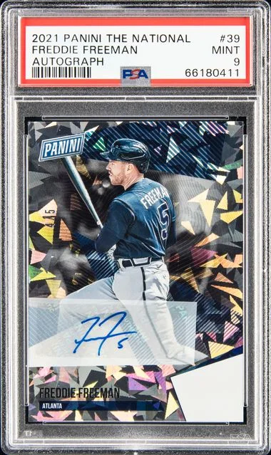 2021 Panini Freddie Freeman The National Autograph #39 card image