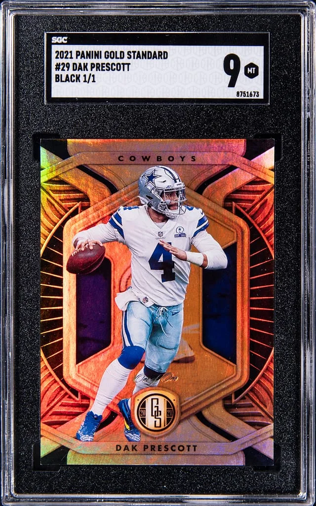 2021 Panini Gold Standard Dak Prescott (1/1) Black #29 card image