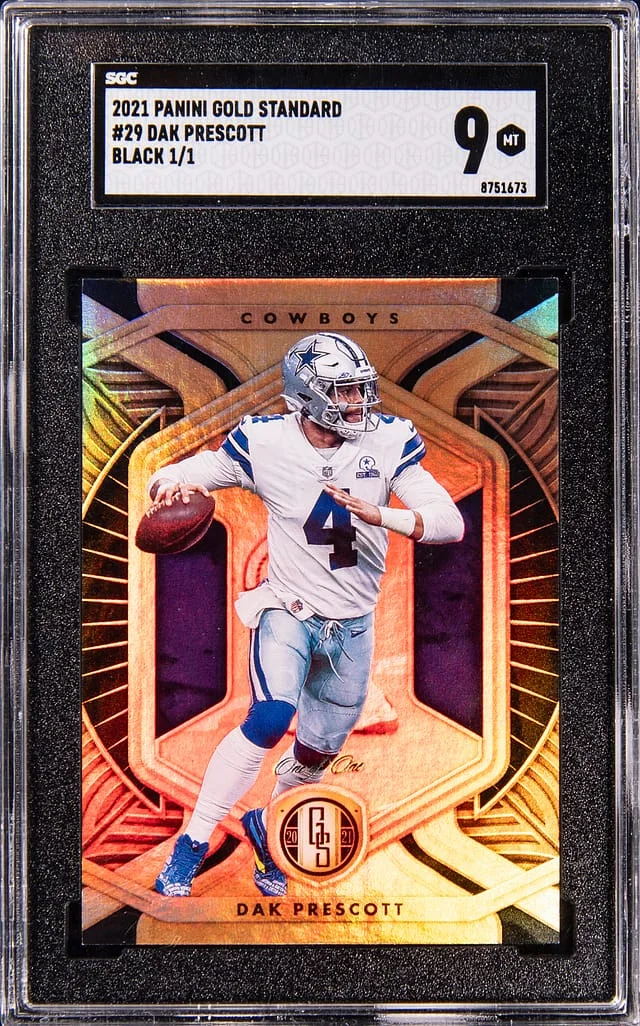 2021 Panini Gold Standard Dak Prescott Black #29 card image