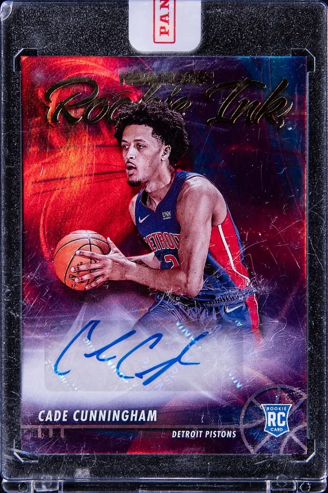 2021 Panini Hoops Cade Cunningham Ink #RI-CC card image