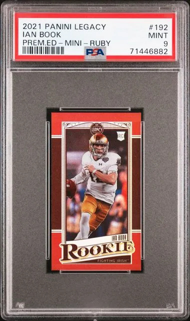 2021 Panini Ian Book Legacy Premium Edition Mini Ruby #192 card image