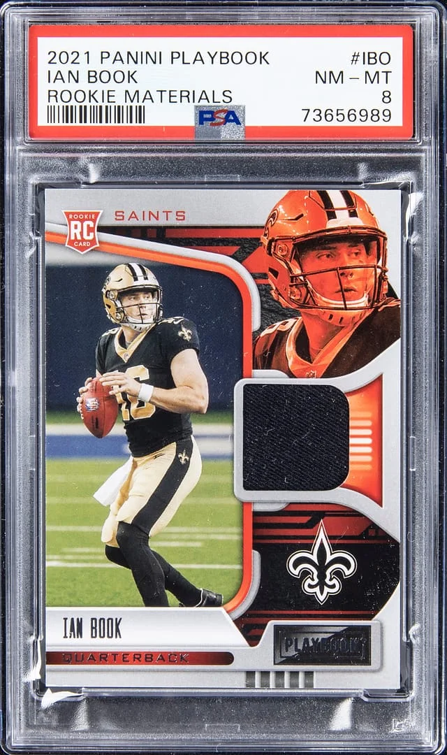 2021 Panini Ian Book Playbook Materials #IBO card image