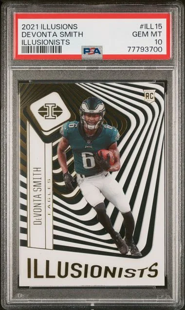 2021 Panini Illusions Devonta Smith Illusionists #ILL15 card image