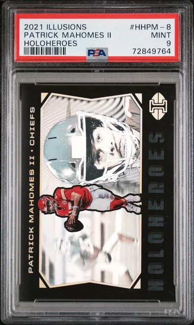 2021 Panini Illusions Patrick Mahomes II Holoheroes #Hhpm-8 card image