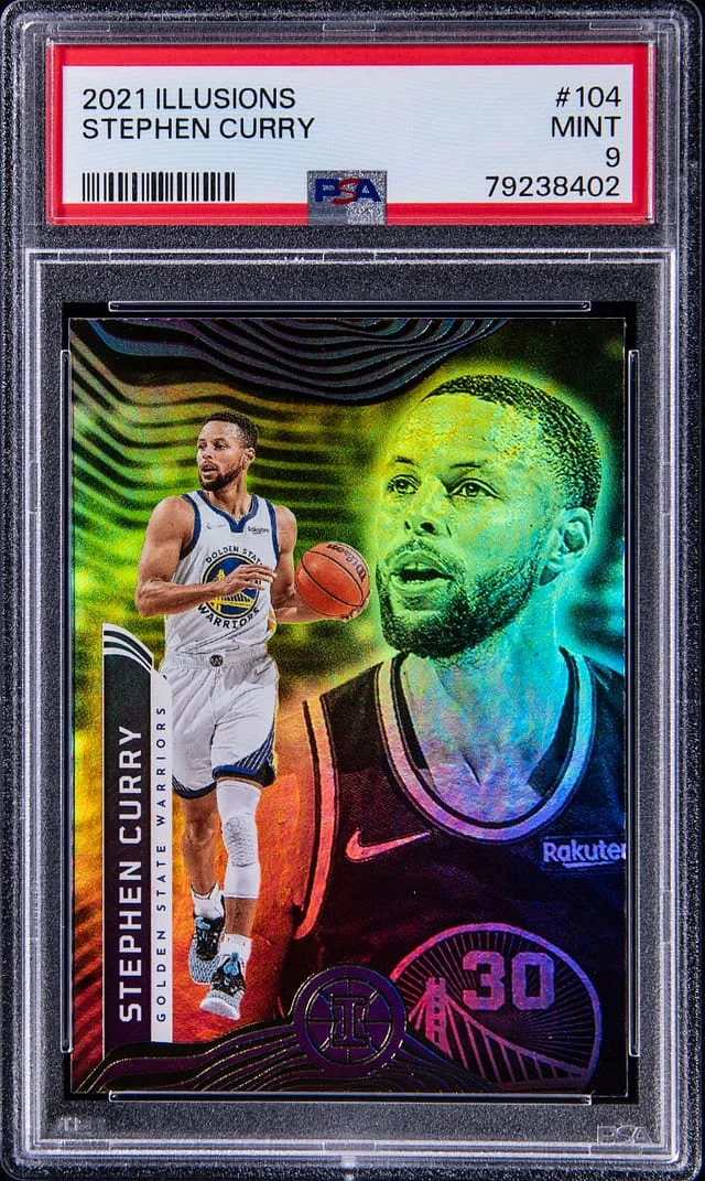 2021 Panini Illusions Stephen Curry #104 card image