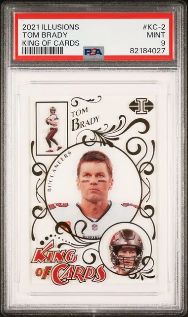 2021 Panini Illusions Tom Brady King Of Cards #Kc-2 card image