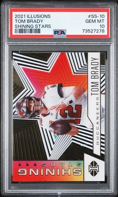2021 Panini Illusions Tom Brady Shining Stars #SS-10 card image