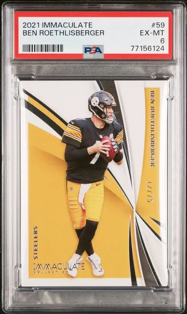 2021 Panini Immaculate Collection Ben Roethlisberger #59 card image