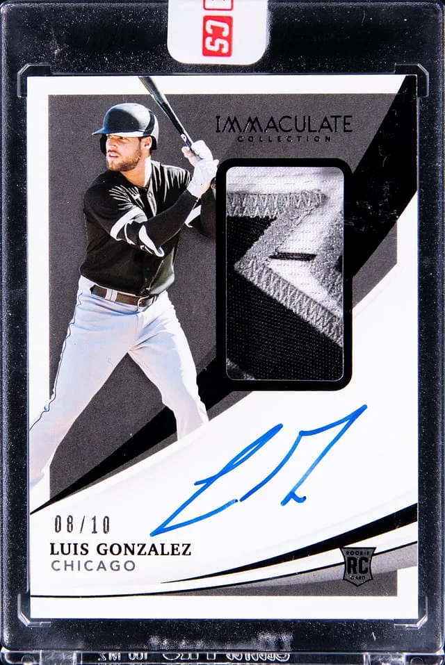 2021 Panini Immaculate Collection Luis Gonzalez Patch Autograph (RPA) Black #163 card image