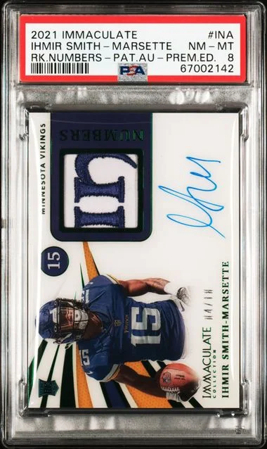 2021 Panini Immaculate Collection Numbers #no-number card image