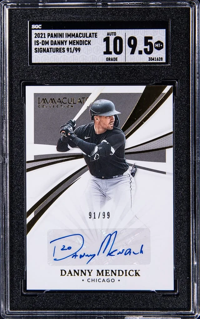2021 Panini Immaculate Danny Mendick Signatures #IS-DM card image