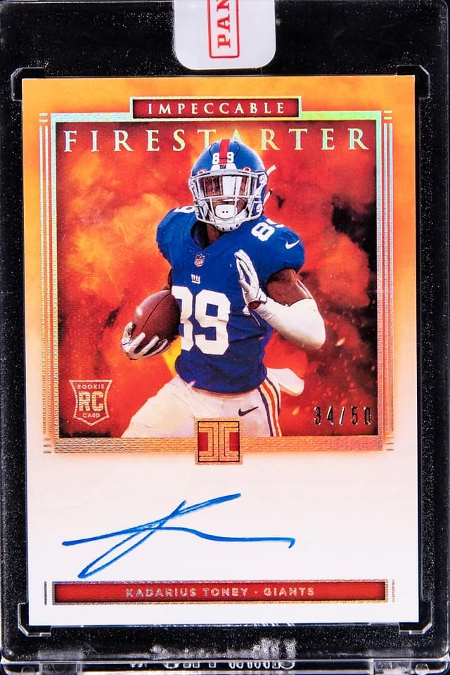 2021 Panini Impeccable Kadarius Toney Firestarter #FS-KT card image