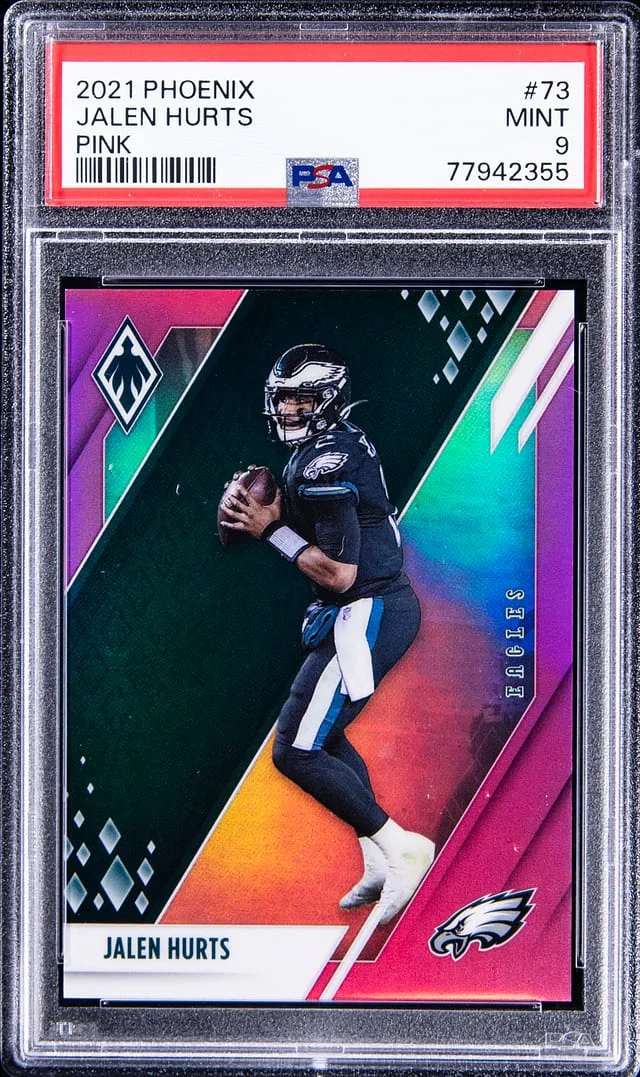 2021 Panini Jalen Hurts Phoenix Pink #73 card image