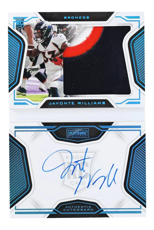 2021 Panini Javonte Williams Playbook #225 card image