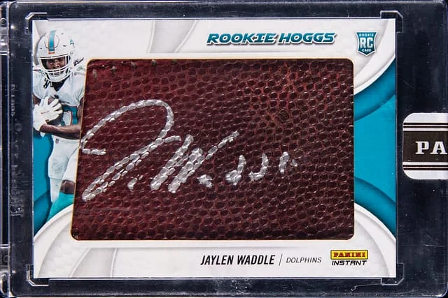 2021 Panini Jaylen Waddle Instant Hoggs #RHJ6 card image