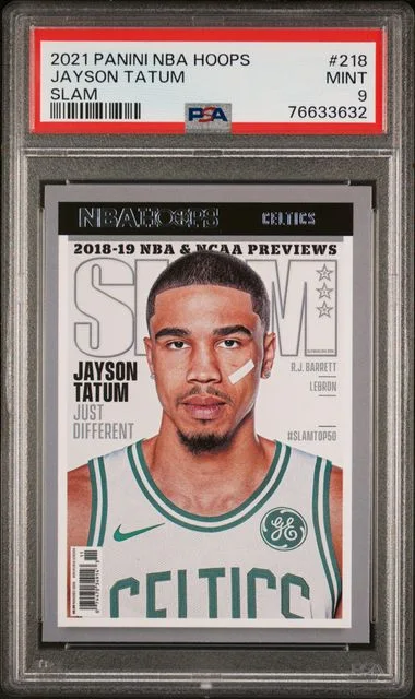 2021 Panini Jayson Tatum NBA Hoops Slam #218 card image