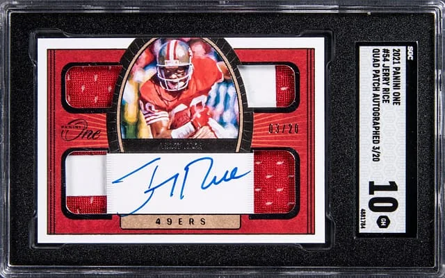 2021 Panini Jerry Rice One #54 card image