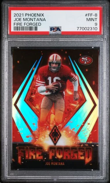 2021 Panini Joe Montana Phoenix Fire Forged #FF-8 card image