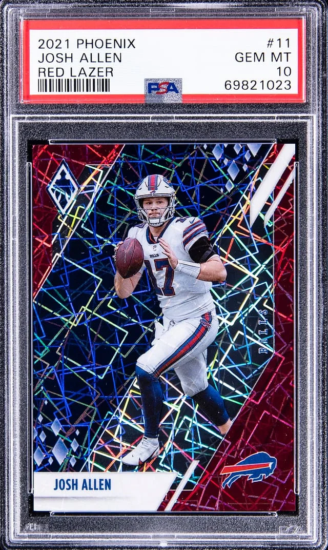 2021 Panini Josh Allen Phoenix Red #11 card image