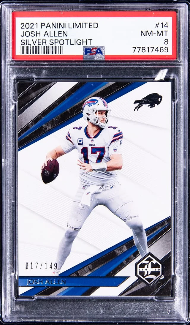 2021 Panini Josh Allen Limited Silver Spotlight #14 card image