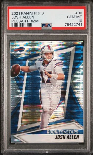 2021 Panini Josh Allen Rookies & Stars Pulsar Prizm #90 card image