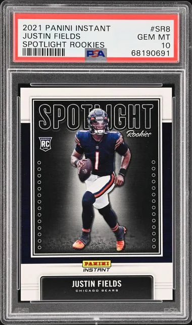 2021 Panini Justin Fields (/841) Instant Spotlight Rookies #SR8 card image