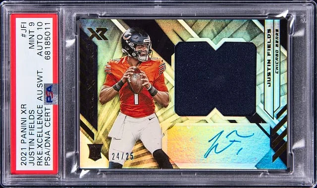 2021 Panini Justin Fields XR Excellence #JFI card image