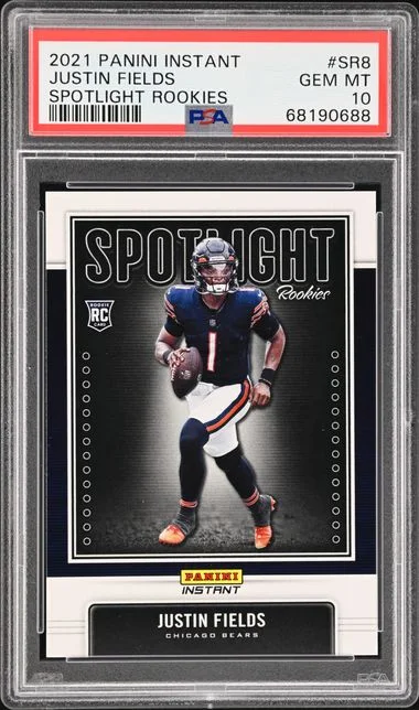 2021 Panini Justin Fields Instant Spotlight Rookies #SR8 card image