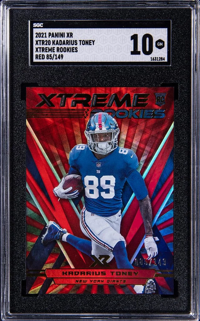 2021 Panini Kadarius Toney XR Xtreme Rookies Red #XRT20 card image