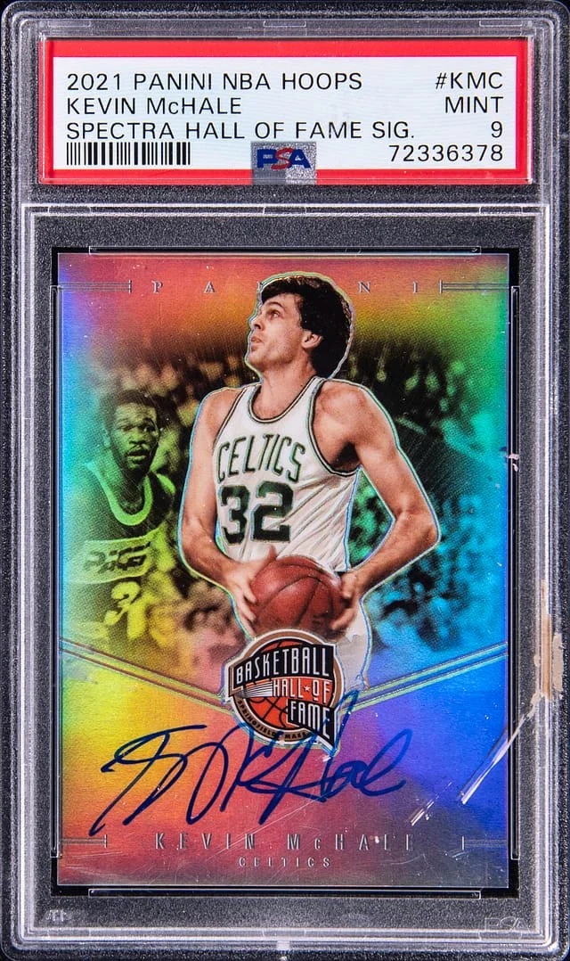 2021 Panini Kevin Mchale Nba Hoops Spectra Hall Of Fame Signatures #KMC card image